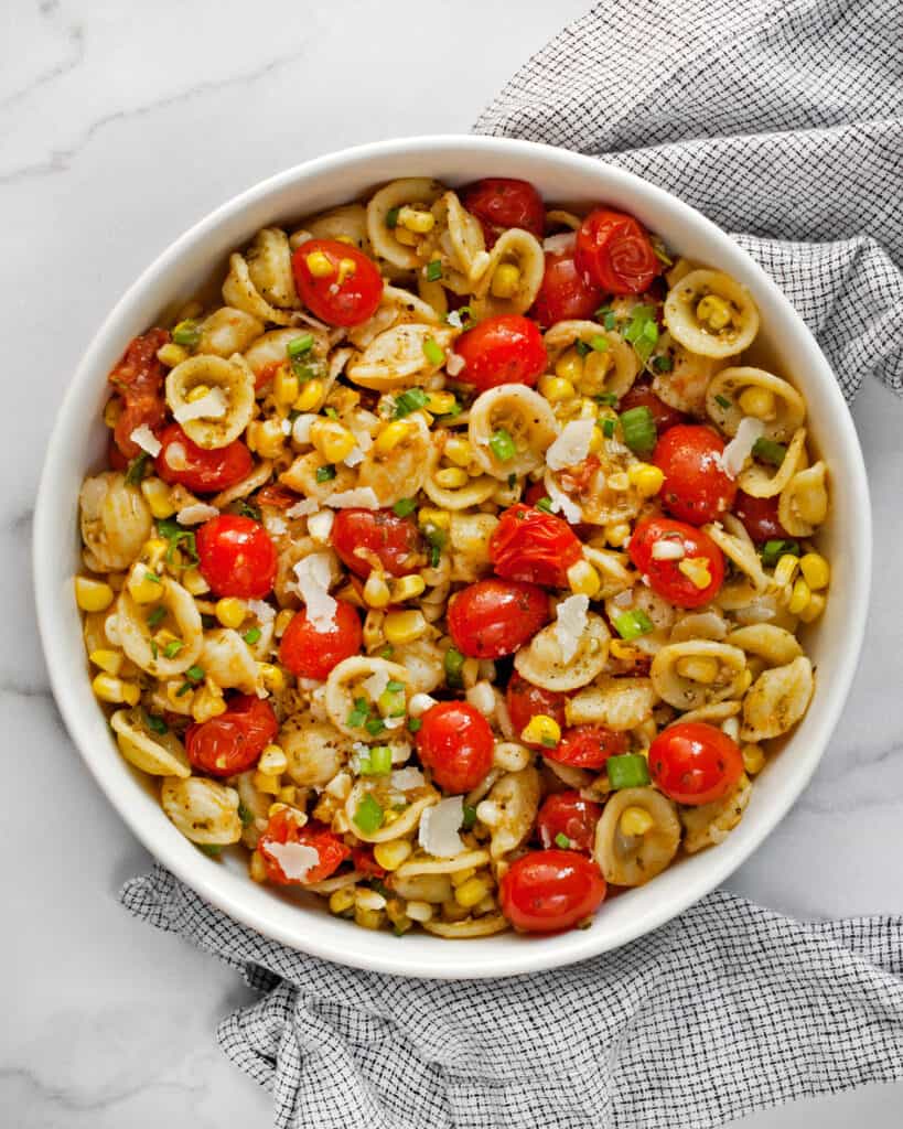 Tomato Corn Orecchiette