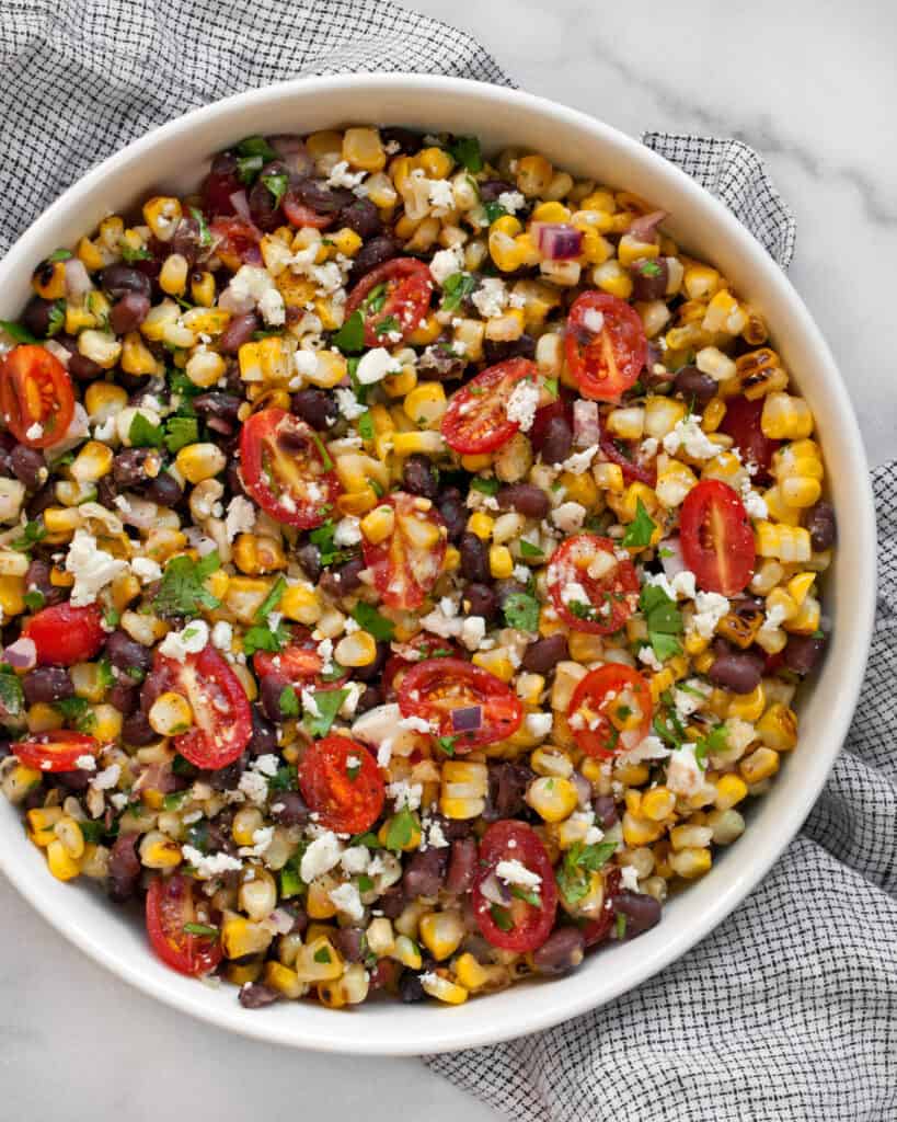 Grilled Corn Black Bean Salad