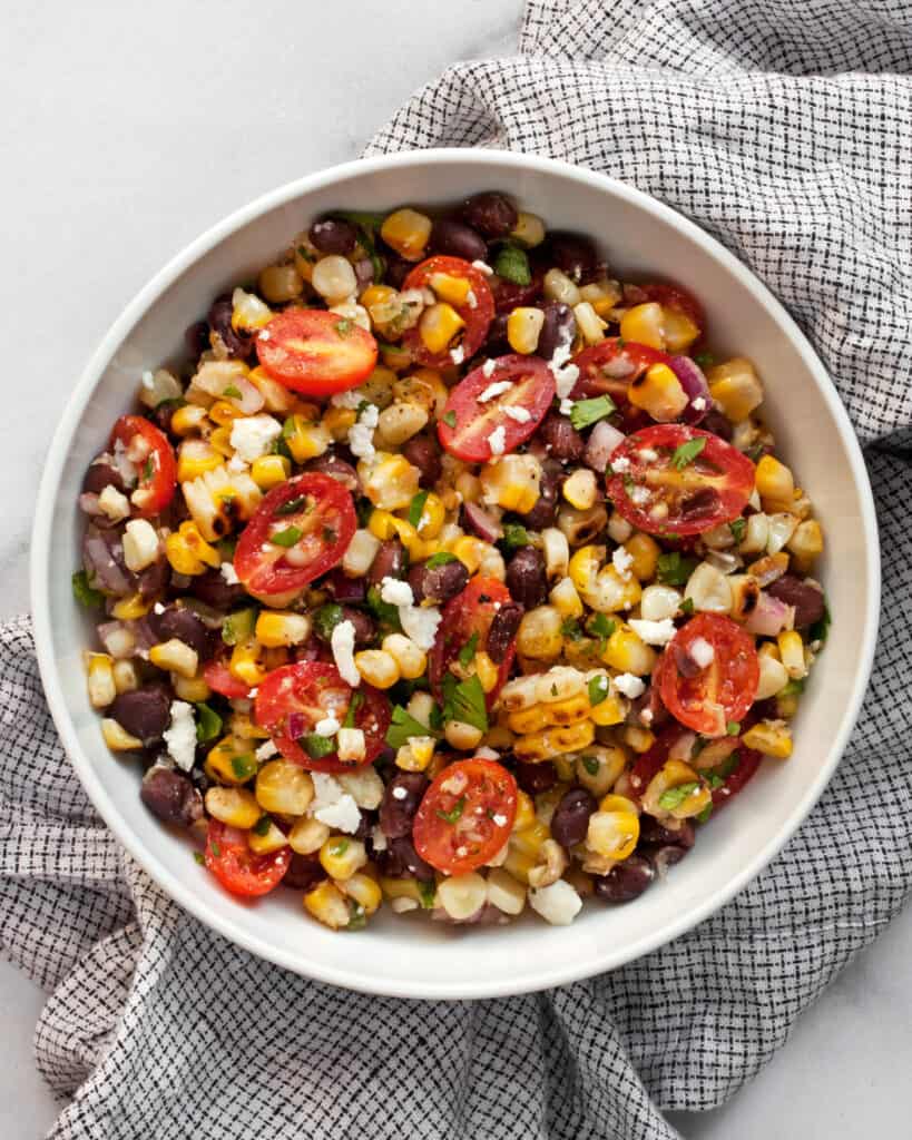 Grilled Corn Black Bean Salad