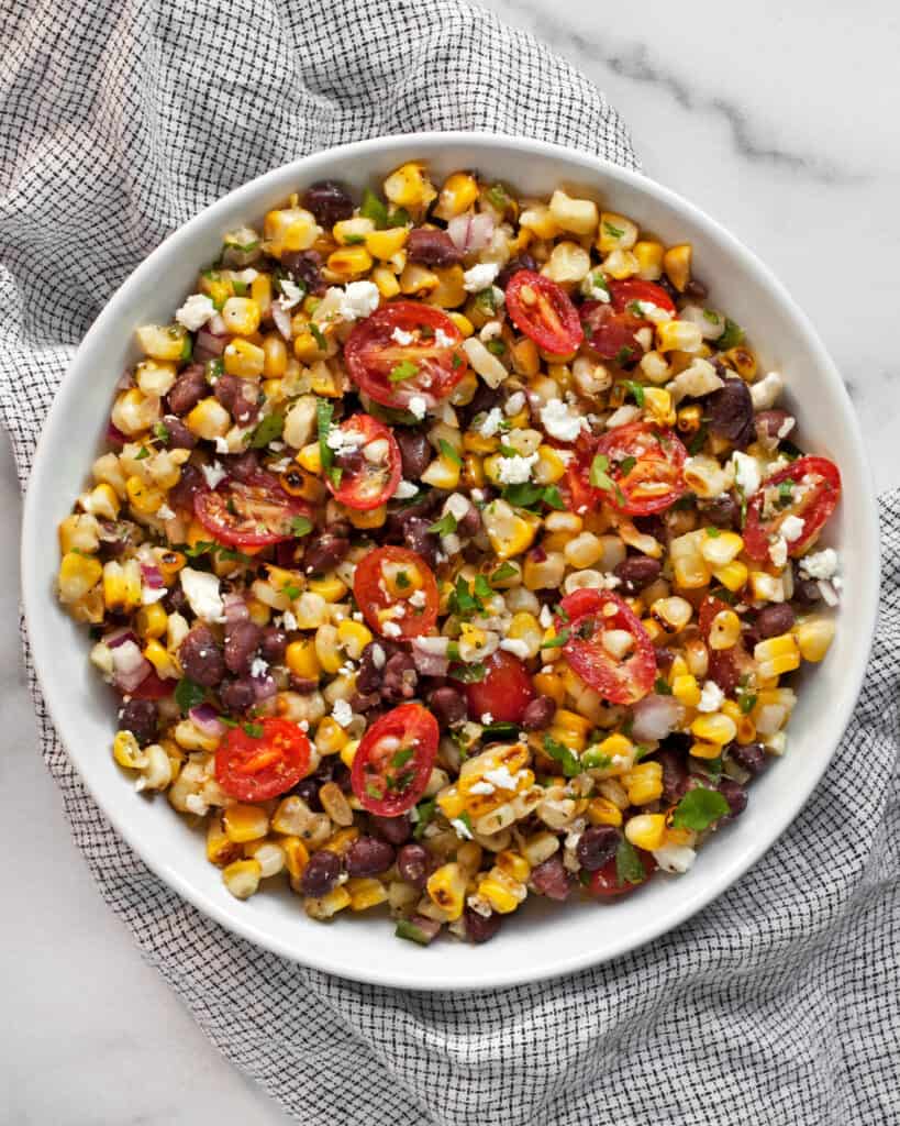 Grilled Corn Black Bean Salad