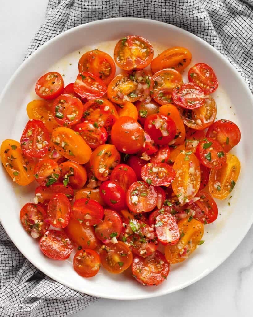 Marinated Cherry Tomatoes