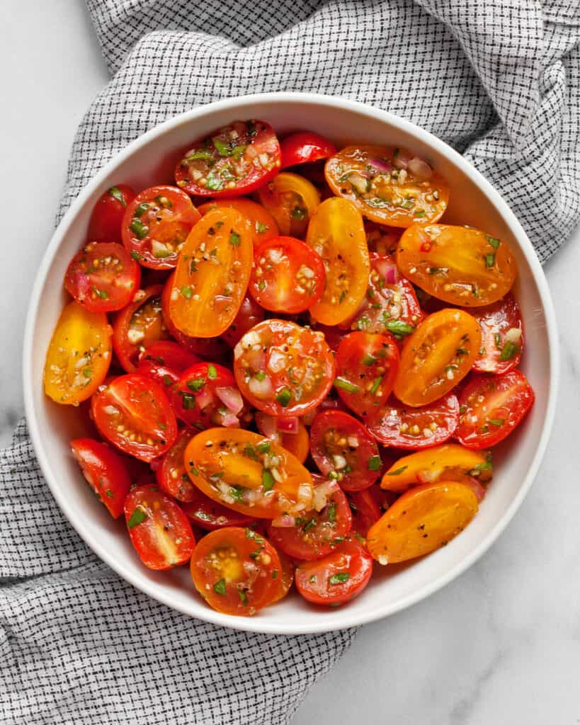 Marinated Cherry Tomatoes