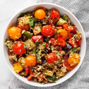 Roasted Ratatouille Quinoa