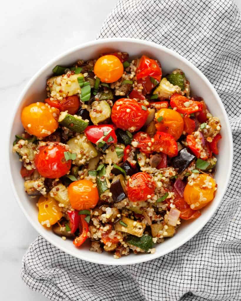 Roasted Ratatouille Quinoa