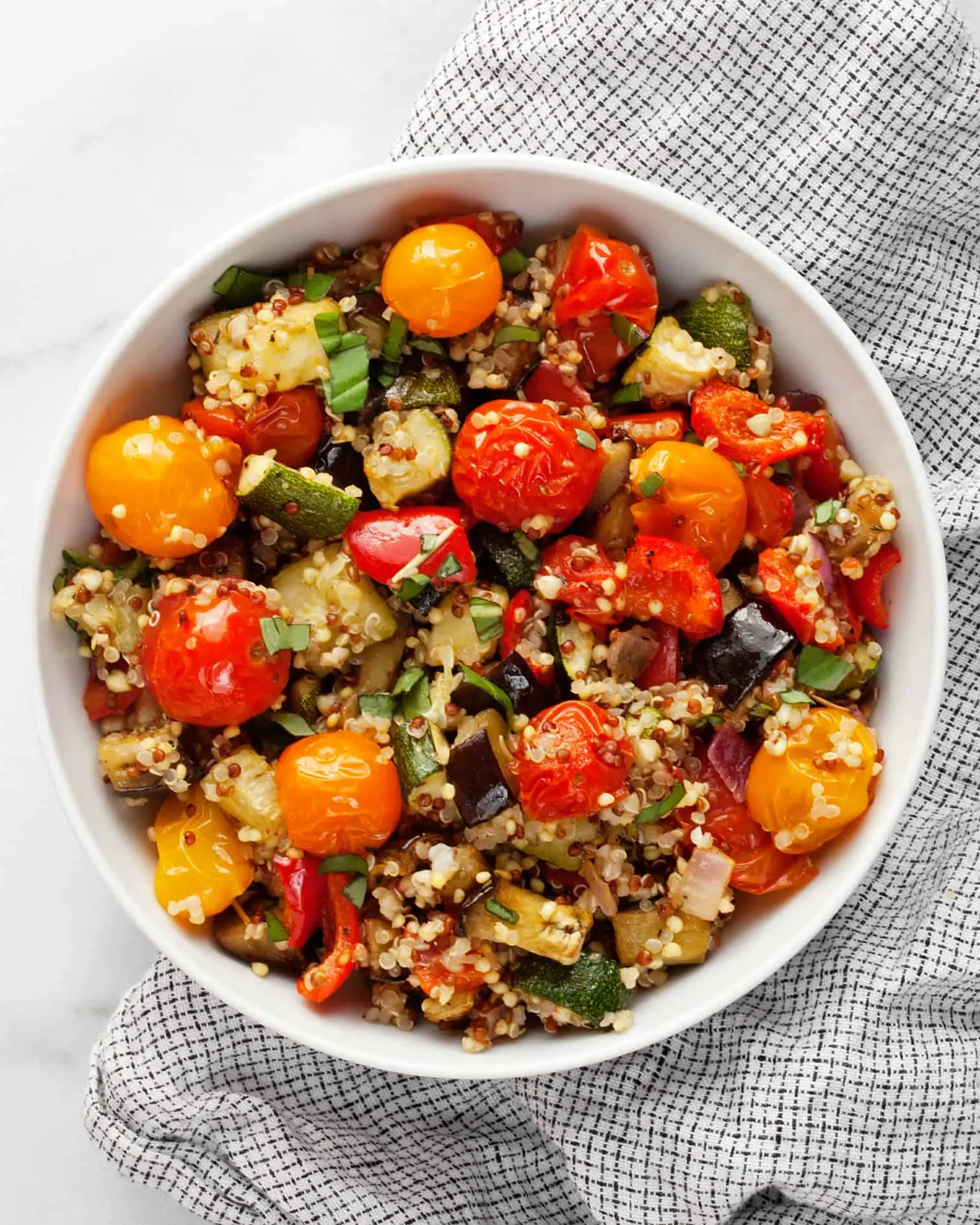 Roasted Ratatouille Quinoa