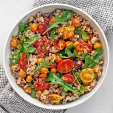 Roasted Tomato Chickpea Quinoa Salad-image