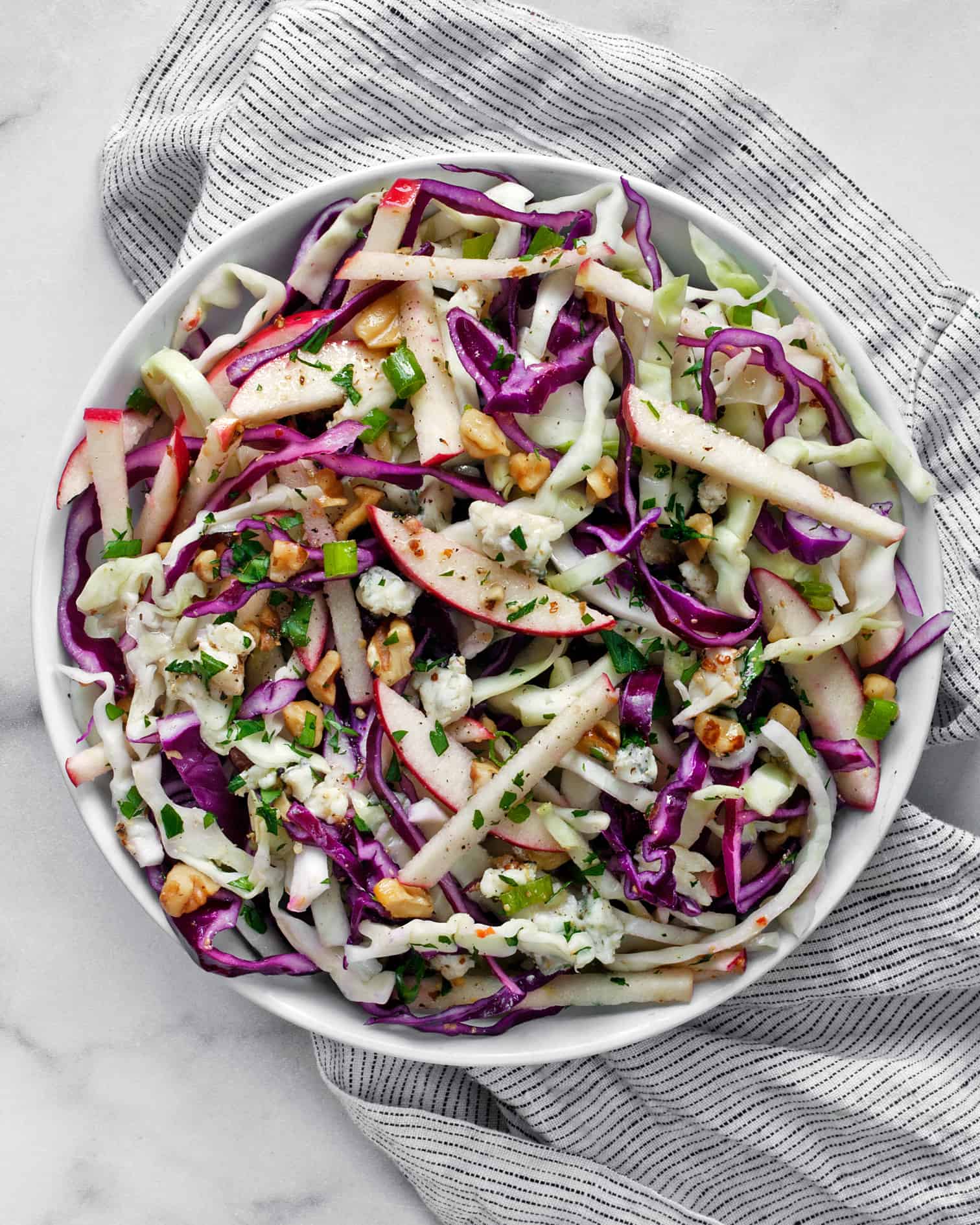 Apple Cabbage Salad Last Ingredient