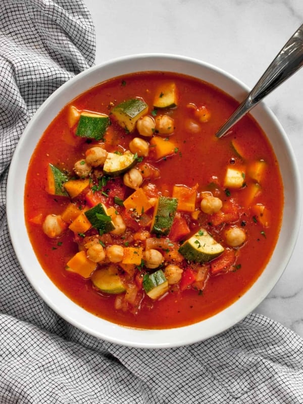 Chickpea Harissa Vegetable Soup