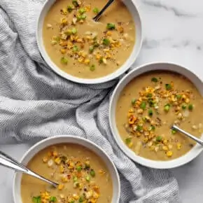 Roasted Poblano Corn Chowder