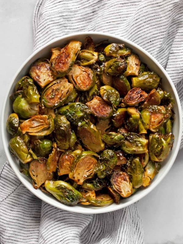 Honey Sriracha Roasted Brussels Sprouts