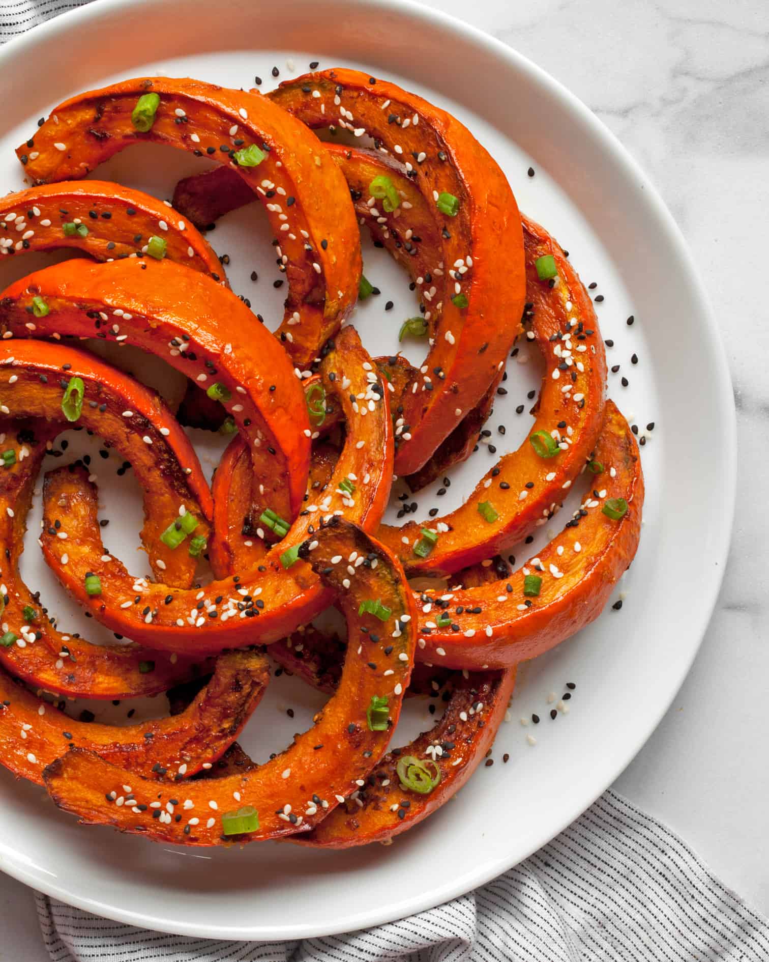 Miso-Glazed Red Kuri Squash