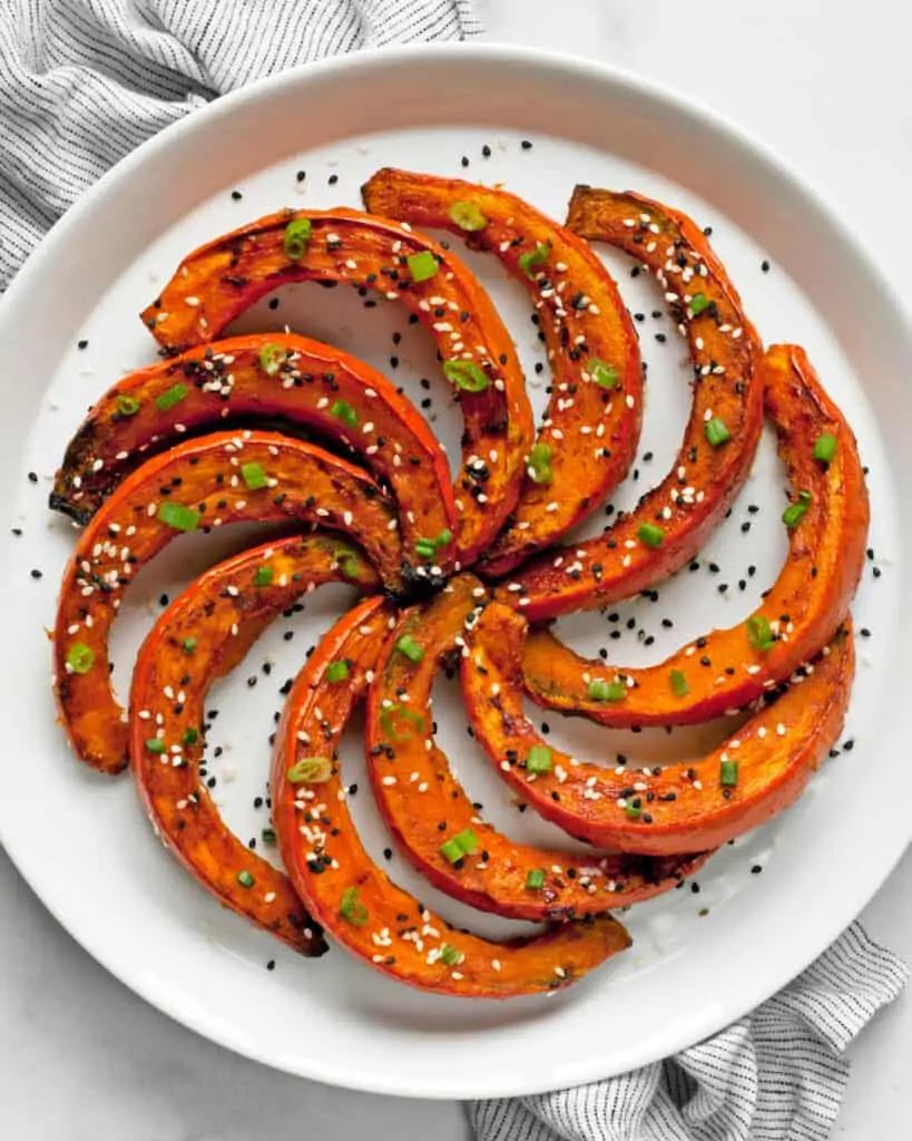 Miso-Glazed Red Kuri Squash