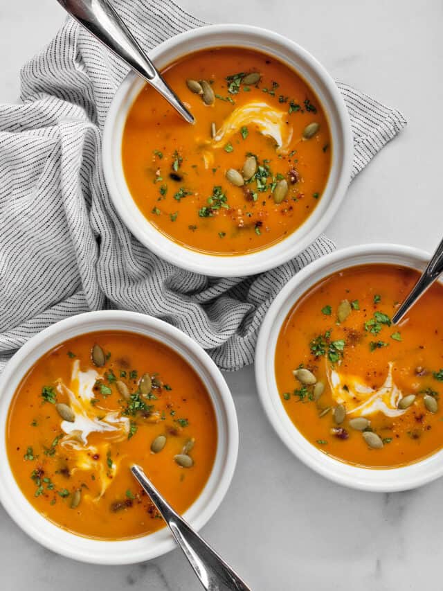 Spicy Butternut Squash Soup with Black Beans Last Ingredient