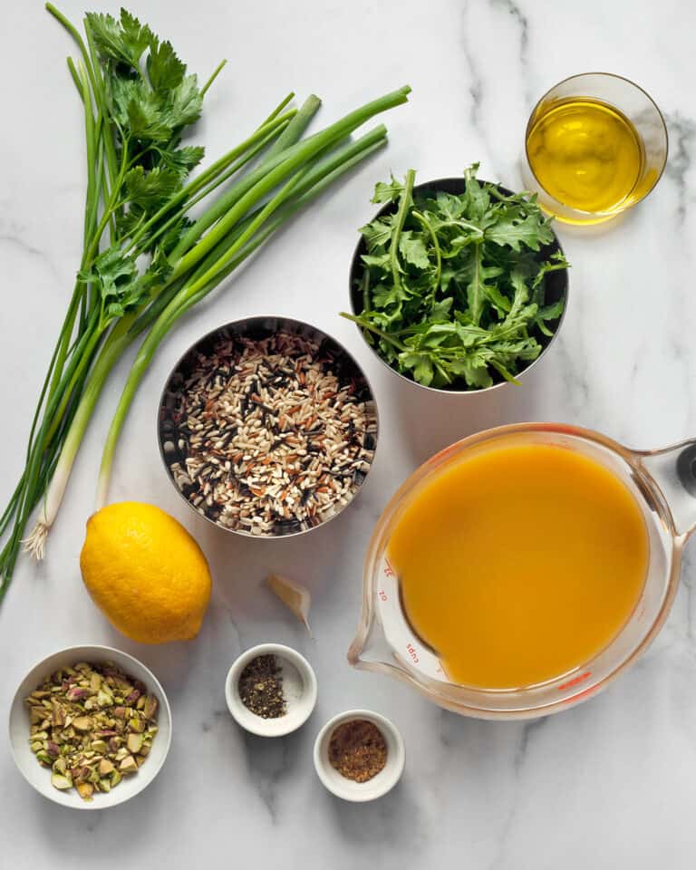 Easy Lemon Herb Wild Rice Salad Last Ingredient