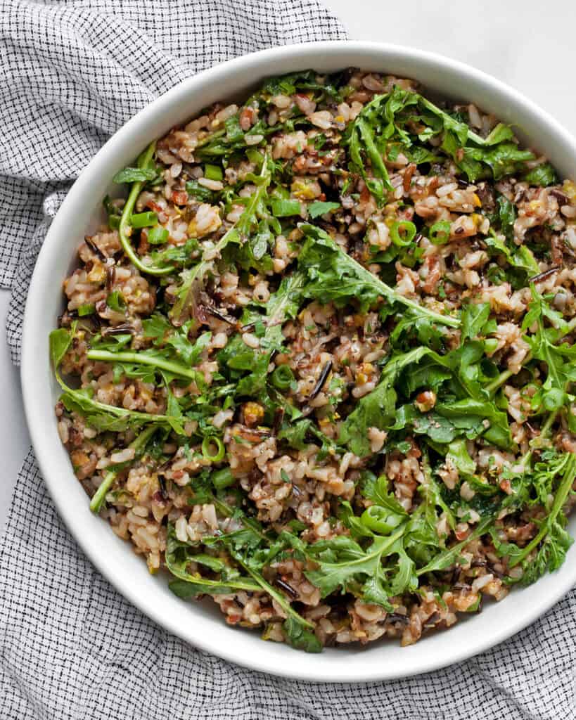 Lemon Herb Wild Rice Salad Last Ingredient