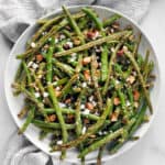 Roasted Green Beans with Almond Breadcrumbs