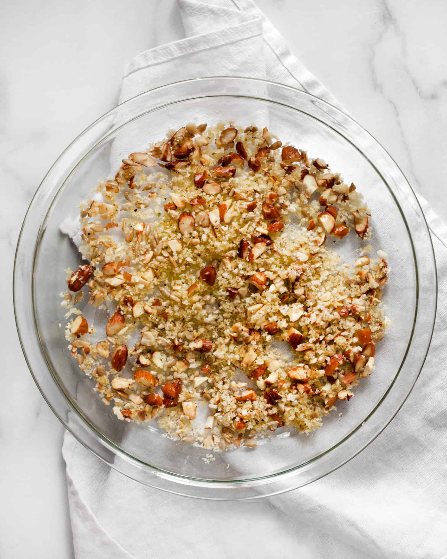 Roasted Green Beans with Almond Breadcrumbs & Feta Last Ingredient