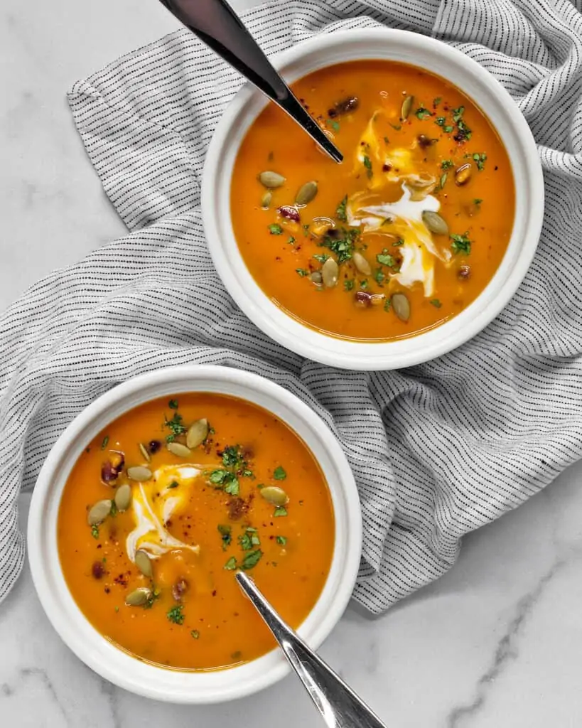 Spicy Chipotle Butternut Squash Soup