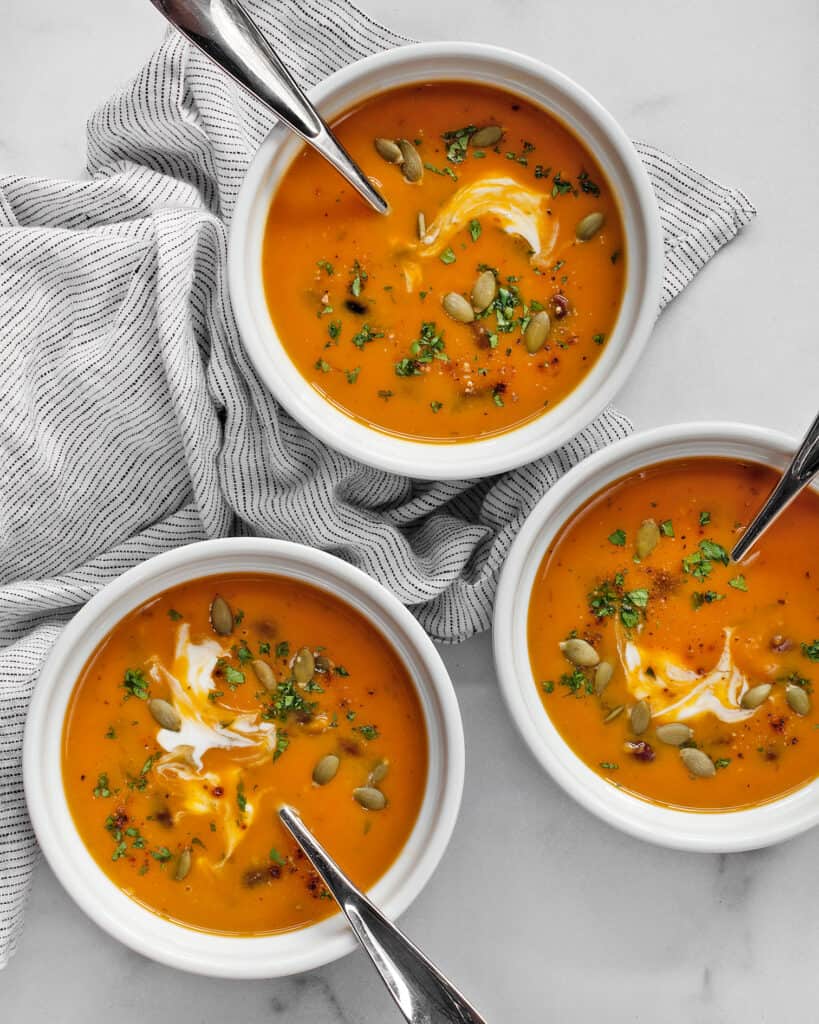 Spicy Chipotle Butternut Squash Soup