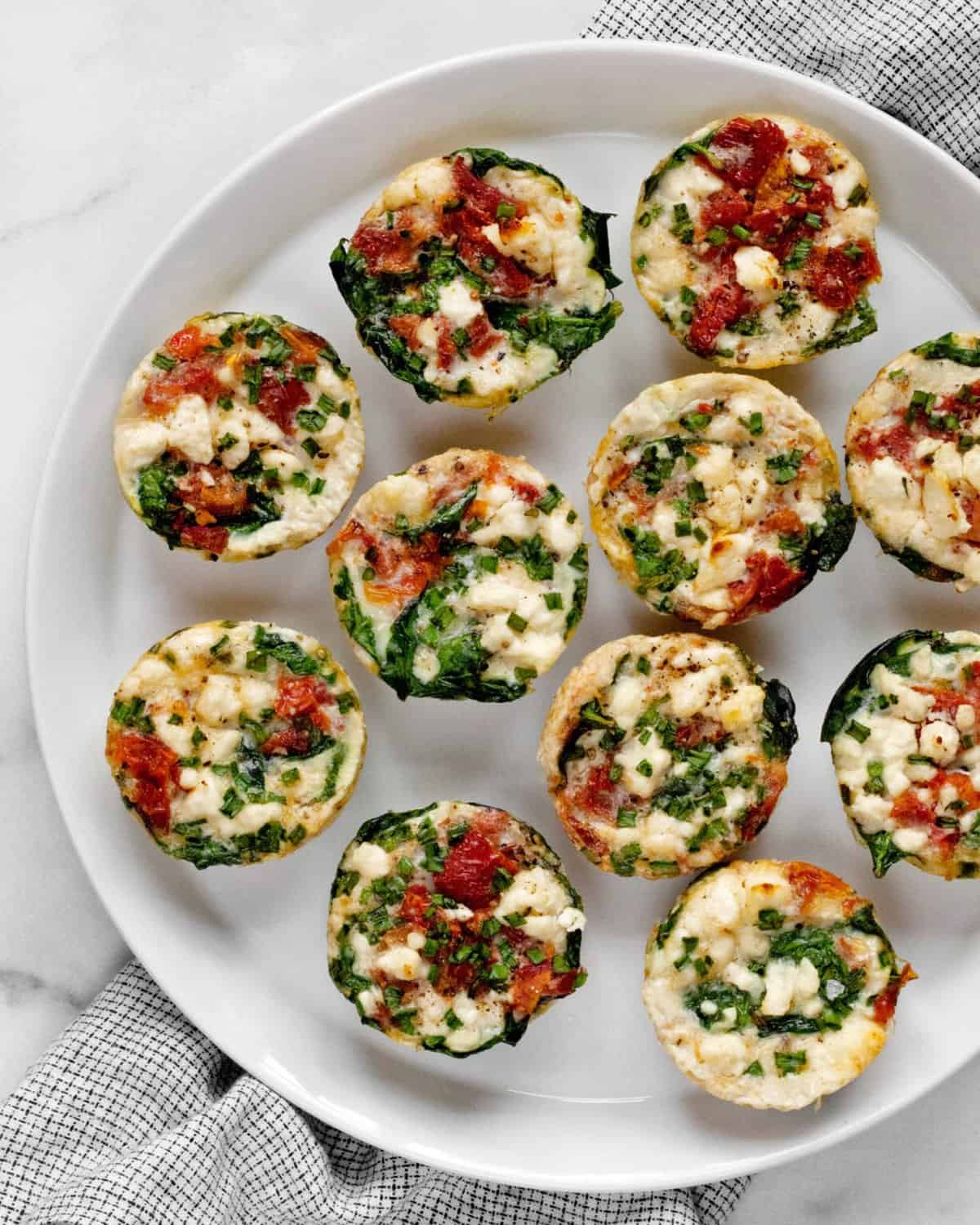 Spinach Feta Egg White Bites Last Ingredient