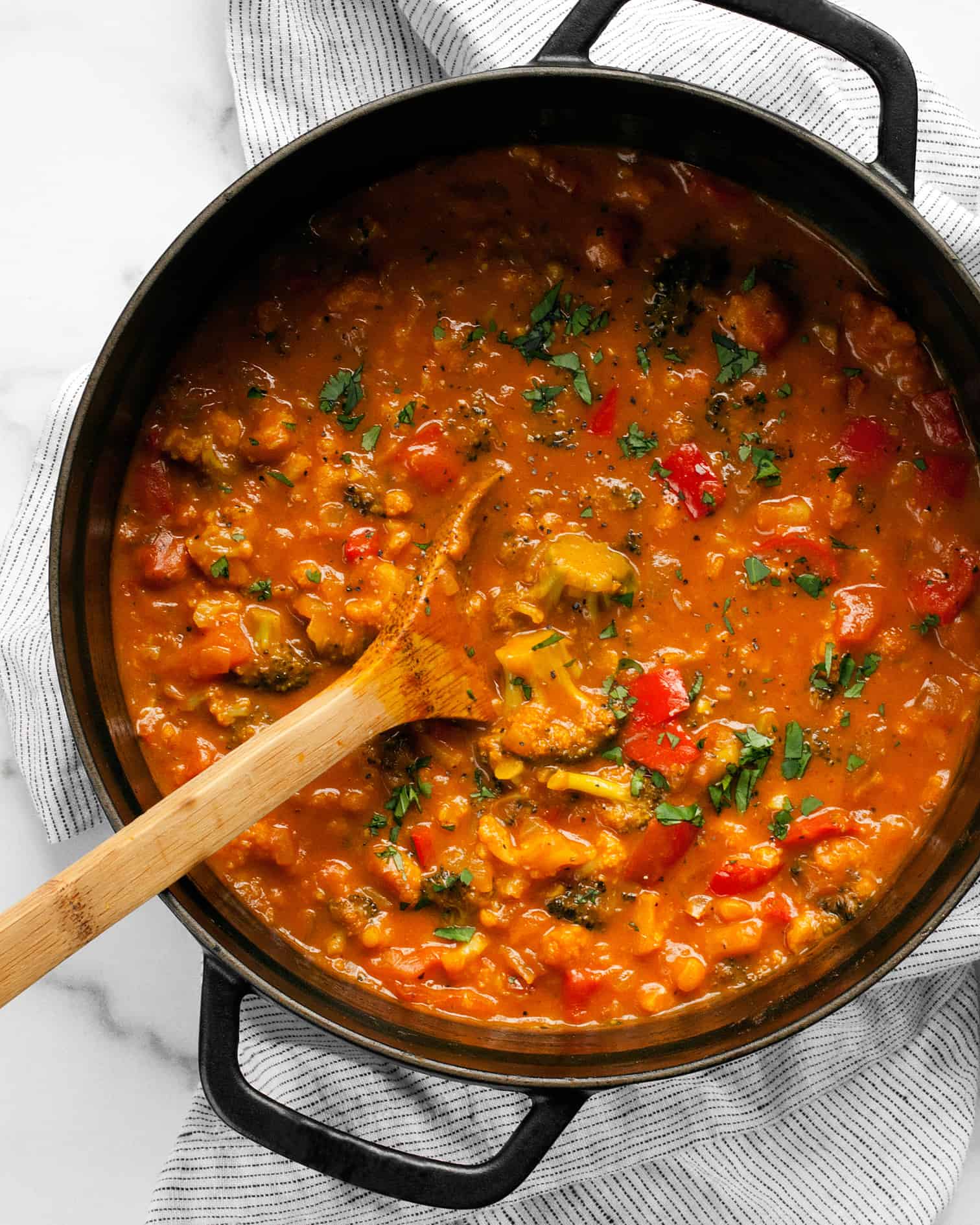 Vegetable Curry in A Pot