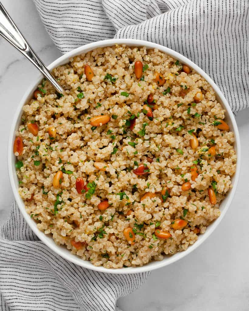 Herby Lemon Quinoa Last Ingredient