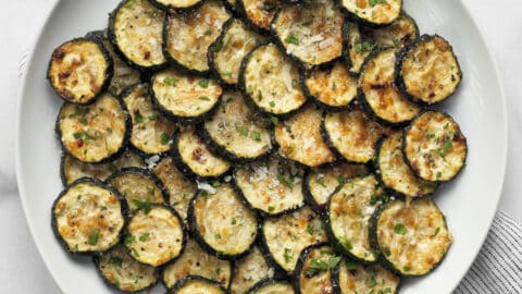 Parmesan Roasted Zucchini