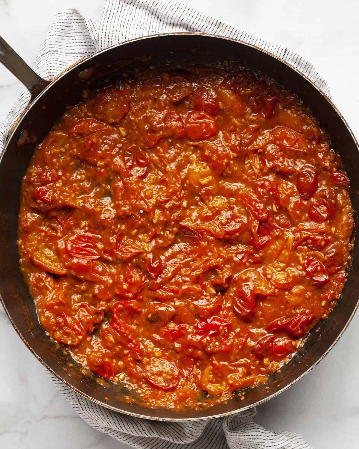 5Ingredient Cherry Tomato Sauce Recipe (Video) Last Ingredient