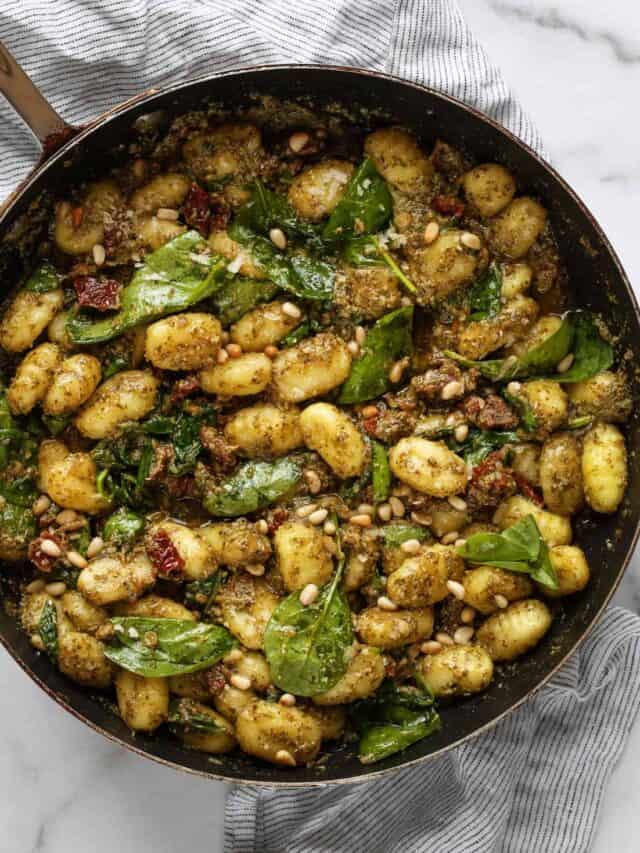 Pesto Gnocchi with Sun Dried Tomatoes - Last Ingredient