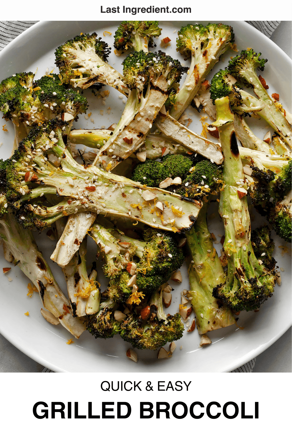 Broccoli Condiments Easy Lemon Grilled Broccoli - Last Ingredient