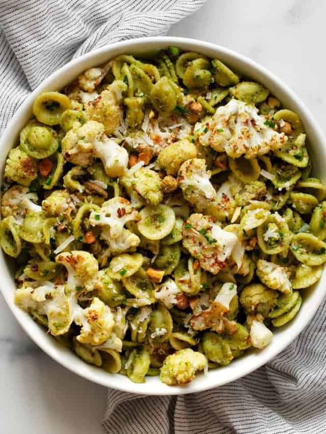 Spinach Pesto Cauliflower Pasta Last Ingredient