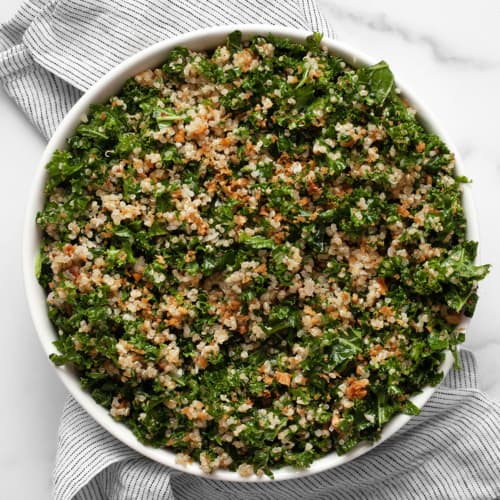 Kale Quinoa Salad with Shallot Vinaigrette - Last Ingredient