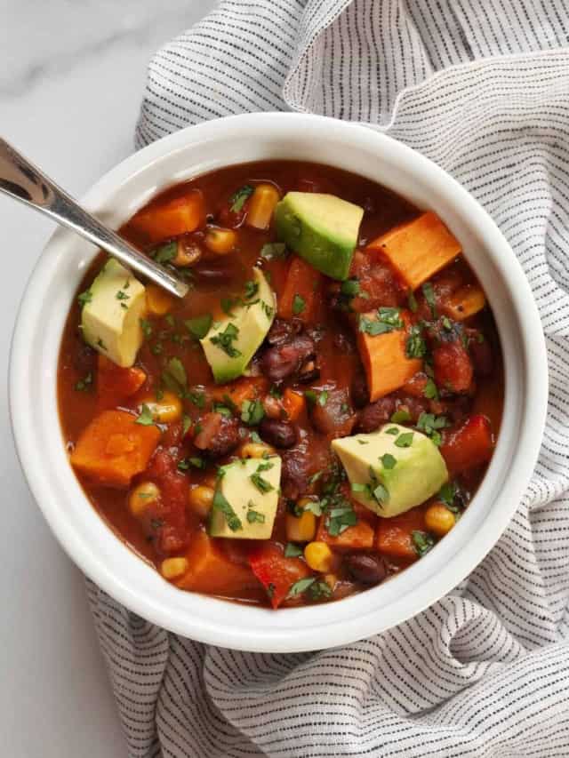 Sweet Potato Black Bean Chili Last Ingredient