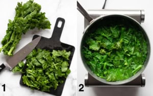 Lemon Rapini Pasta with White Beans & Almonds - Last Ingredient